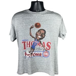 Vintage Detroit Pistons Isiah Thomas Caricature Tee 80s